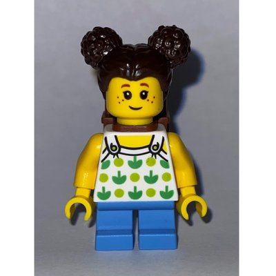 Figurine Kid - White Torso, Medium Blue Legs, Dark Brown Hair, Backpack du set 30588