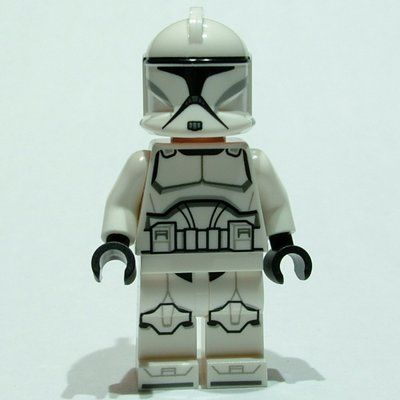 Figurine Clone Trooper, Phase I Armor, Nougat Head (61189 Helmet) du set 40558