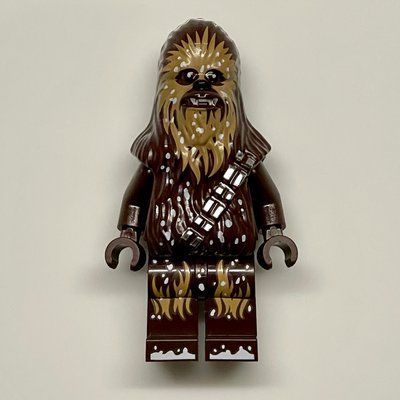 Figurine Chewbacca - Dark Brown Torso with Medium Nougat, Snow Print du set 75322