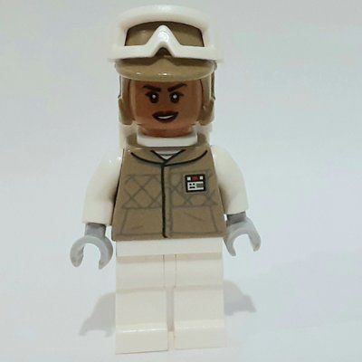 Figurine Rebel Trooper in Hoth Uniform, Nougat Head, Backpack du set 75322
