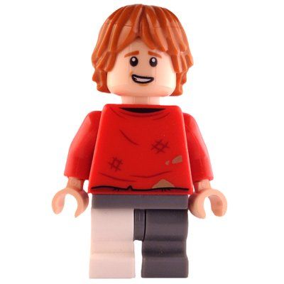 Figurine Ron Weasley, Red Sweater Dirty, Odd Medium Legs du set 76398