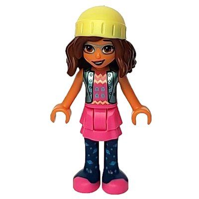 Figurine Olivia - Metallic Blue Jacket, Dark Pink Skirt, Bright Light Yellow Cap du set 41699