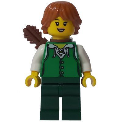 Minifigur Castle in the Forest Archer - Female aus Set 910001