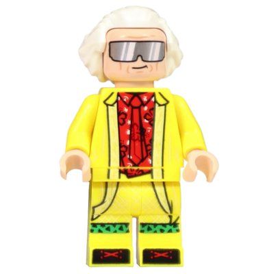 Figurine Doc Brown - Yellow Suit du set 10300