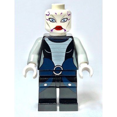 Minifigura Asajj Ventress, Black Outfit (3626c Head) del set 7957