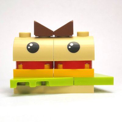 Minifigure Burger Person from set 41455