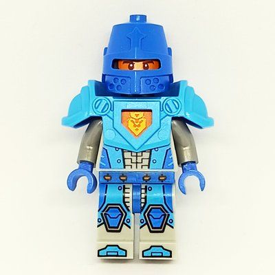 Minifigurka Nexo Knight Soldier with Dark Azure Armor, Blue Hands z zestawu 853515
