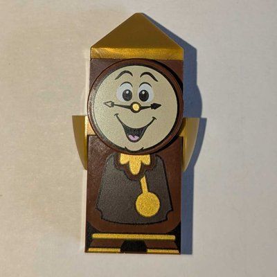 Minifiguur Cogsworth, Printed Torso uit set 10762
