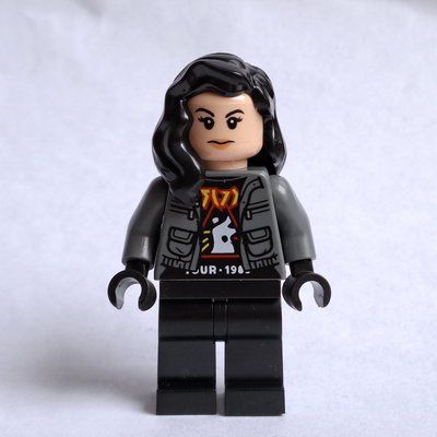 Minifigur Zia Rodriguez - Dark Bluish Grey Jacket aus Set 76944