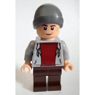 Minifiguur Guard - Beanie Hat uit set 30390