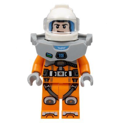 Minifigure Buzz Lightyear - Orange Space Suit del set 76832