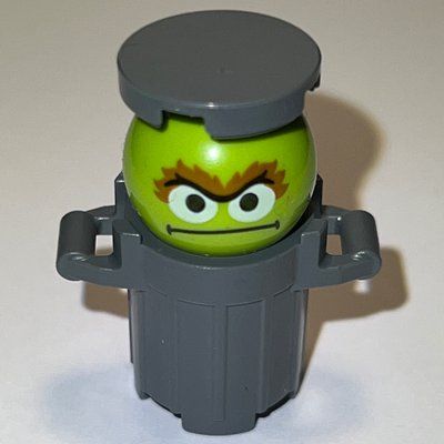 Figurine Oscar the Grouch du set 21324