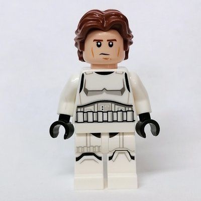Minifigure Han Solo, Stormtrooper Disguise del set 75339