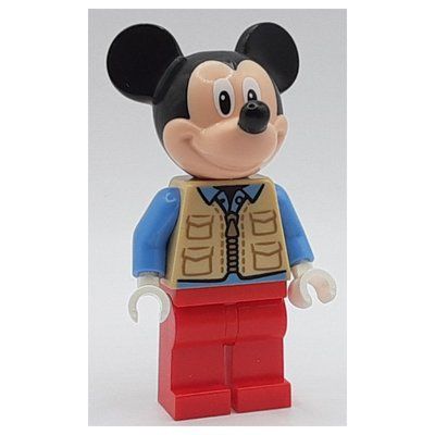 Figurine Mickey Mouse, Tan Vest, Red Legs du set 10777