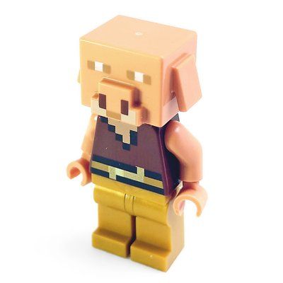 Minifigure Piglin, Pearl Gold Legs del set 21185