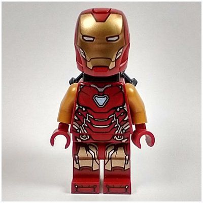 Figurine Iron Man Mark 85 Armor, Pearl Gold Arms, Trans-Light Blue Head du set 76216