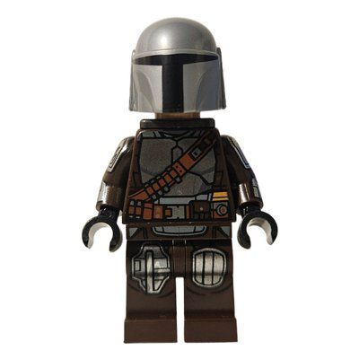 Figurine The Mandalorian / Din Djarin, Dark Brown Outfit with Jet Pack du set 75325