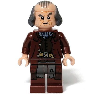 Figurine Argus Filch, Bald on Top, Reddish Brown Outfit du set 76402