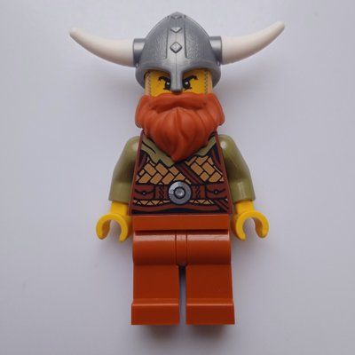 Figurine Viking, Dark Orange Beard du set 31132