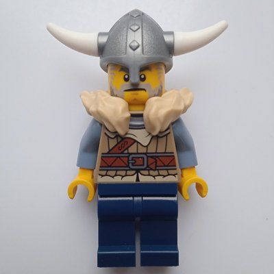 Figurine Viking, Tan Fur Collar du set 31132