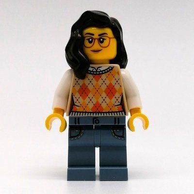 Figurine Woman, Argyle Sweater, Sand Blue Legs du set 60335