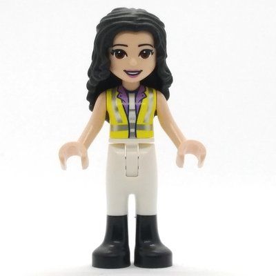 Minifigure Emma - Safety Jacket, White Pants del set 41712
