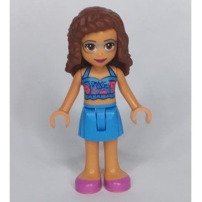 Minifigura Olivia - Dark Azure Top, Dark Azure Skirt del set 41720