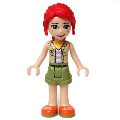 Figurine Mia - Bright Light Yellow Jacket, Olive Green Skirt du set 41717