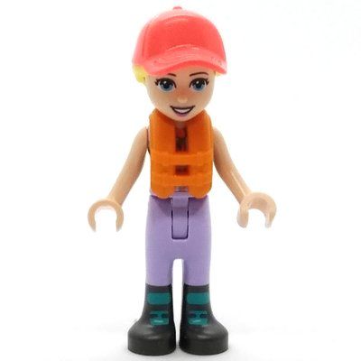 Minifigura Stephanie - Wetsuit, Lifejacket, Coral Cap del set 41716