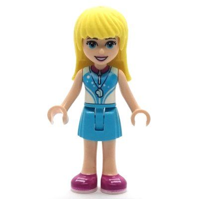 Figurine Stephanie - White/Medium Azure Top, Medium Azure Skirt du set 41710