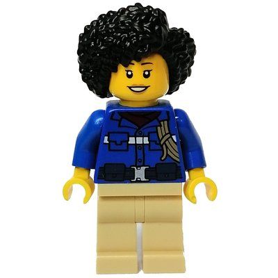 Figurine Maya - Blue Torso, Tan Legs, Black Hair du set 60353
