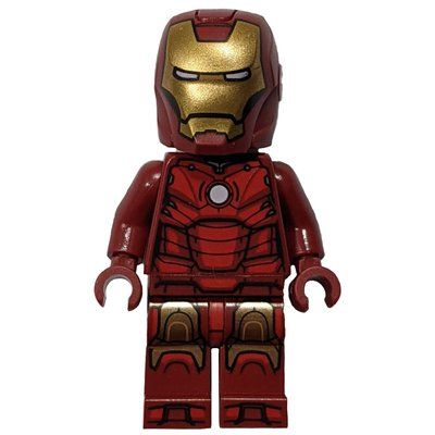 Figurine Iron Man Mark 3 Armor, Trans-Light Blue Head du set 76216