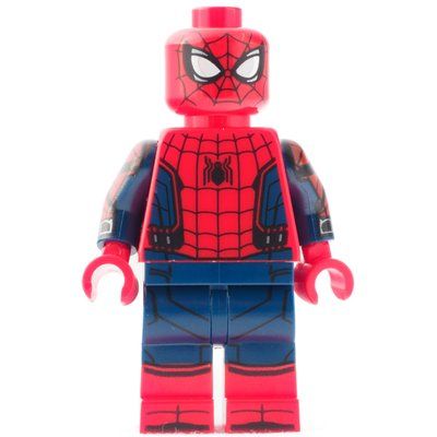 Figurine Spider-Man, Suit with Detailed Black Trim, Printed Legs du set 76218