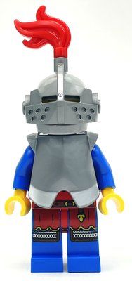 Figurine Knight, Woman, Chestplate, Helmet with Grille and Red Plume du set 10305