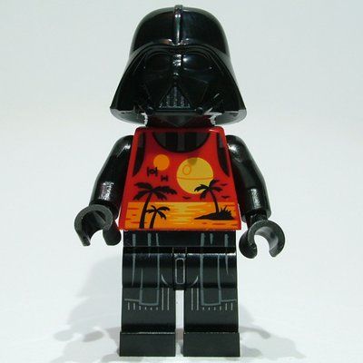Figurine Darth Vader, Vest with Sunset and Palm Tree Silhouettes du set 75340