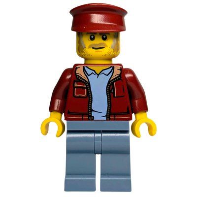 Minifigure Fishing Boat Captain del set 910010