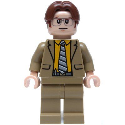 Figurine Dwight Schrute du set 21336