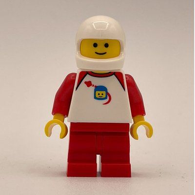 Figurine Red Medium Legs, White Torso, Classic Space Helmet du set 55239