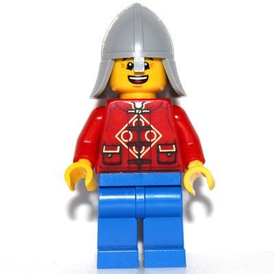 Figurine Red Torso, Blue Legs, Knight Helmet du set 80111