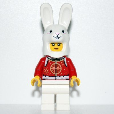 Figurine Red Torso, White Legs, White Bunny Mask du set 80111