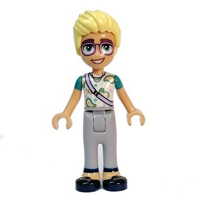 Minifiguur Olly - White Top, Light Bluish Grey Pants uit set 41743