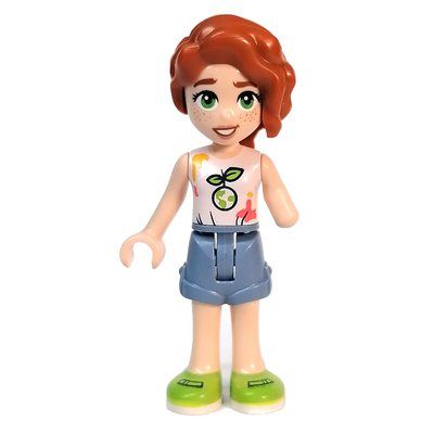 Figurine Autumn - White Top, Sand Blue Shorts du set 41739