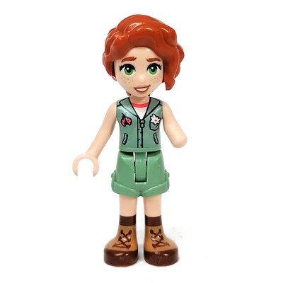 Minifigura Autumn - Sand Green Jacket, Sand Green Shorts del set 41727