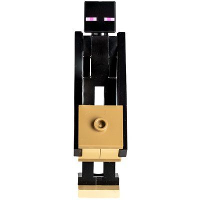Minifigure Enderman, Dark Tan Box, Foot Plate del set 21242