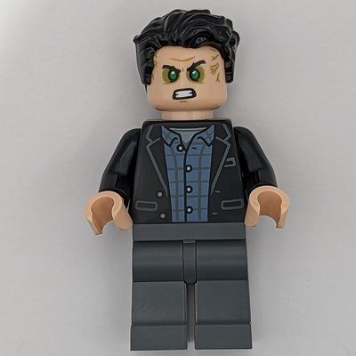 Minifigure Bruce Banner (Hulk), Black Jacket from set 76247