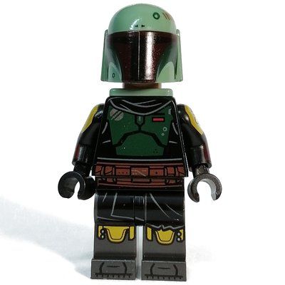 Minifigur Boba Fett, Pearl Dark Gray Outfit aus Set 75344
