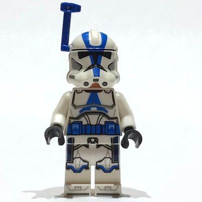 Figurine Clone Officer, 501st Legion, White Arms, Blue Rangefinder du set 75345