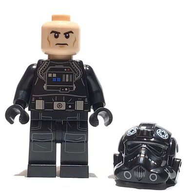 Figurine TIE Pilot, Printed Legs, Closed Mouth du set 75347