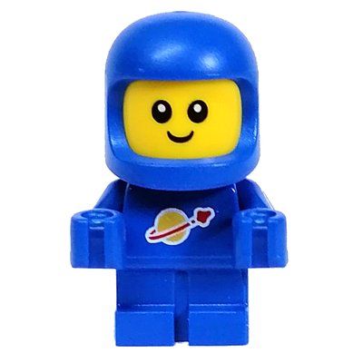 Figurine Classic Space Baby, Blue, White Pupils du set 31142
