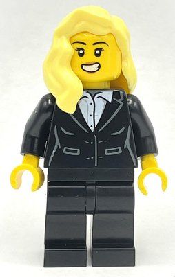 Figurine Magician - Black Tuxedo, Bright Light Yellow Hair du set 10312